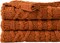 51x67 Rust Chenille Cable Knit Throw Blanket Soft Warm Boho Decor for Couch Bed